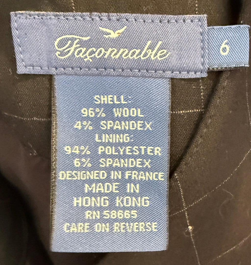 1990s Façonnable Wool Skirt