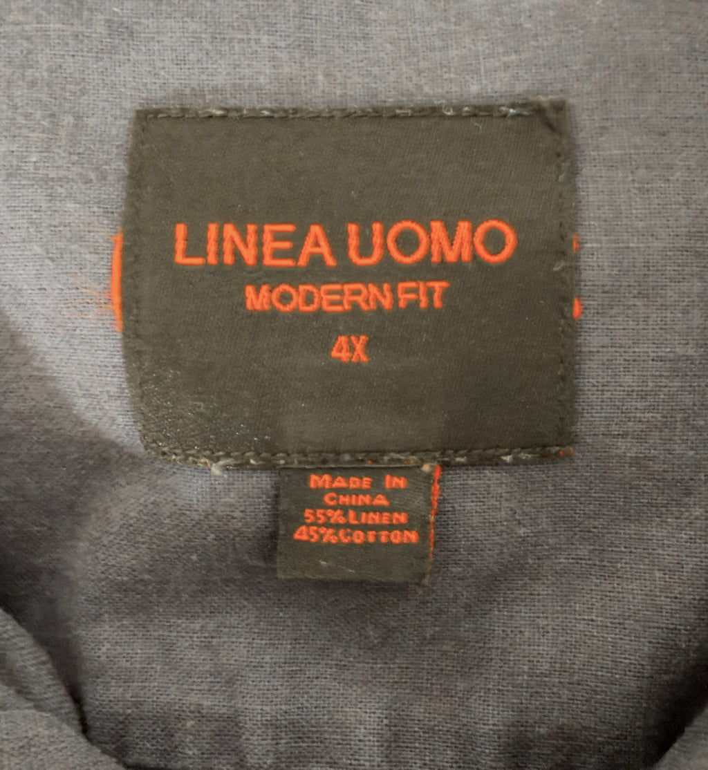 2010s Linea Uomo Linen-Cotton Top