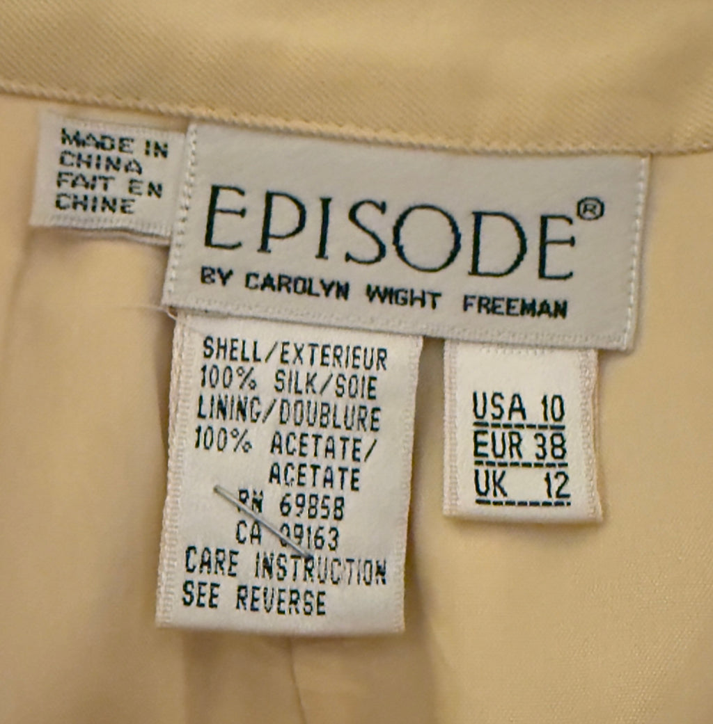 1990s Episode by Carolyn Wright Freeman Silk Skirt