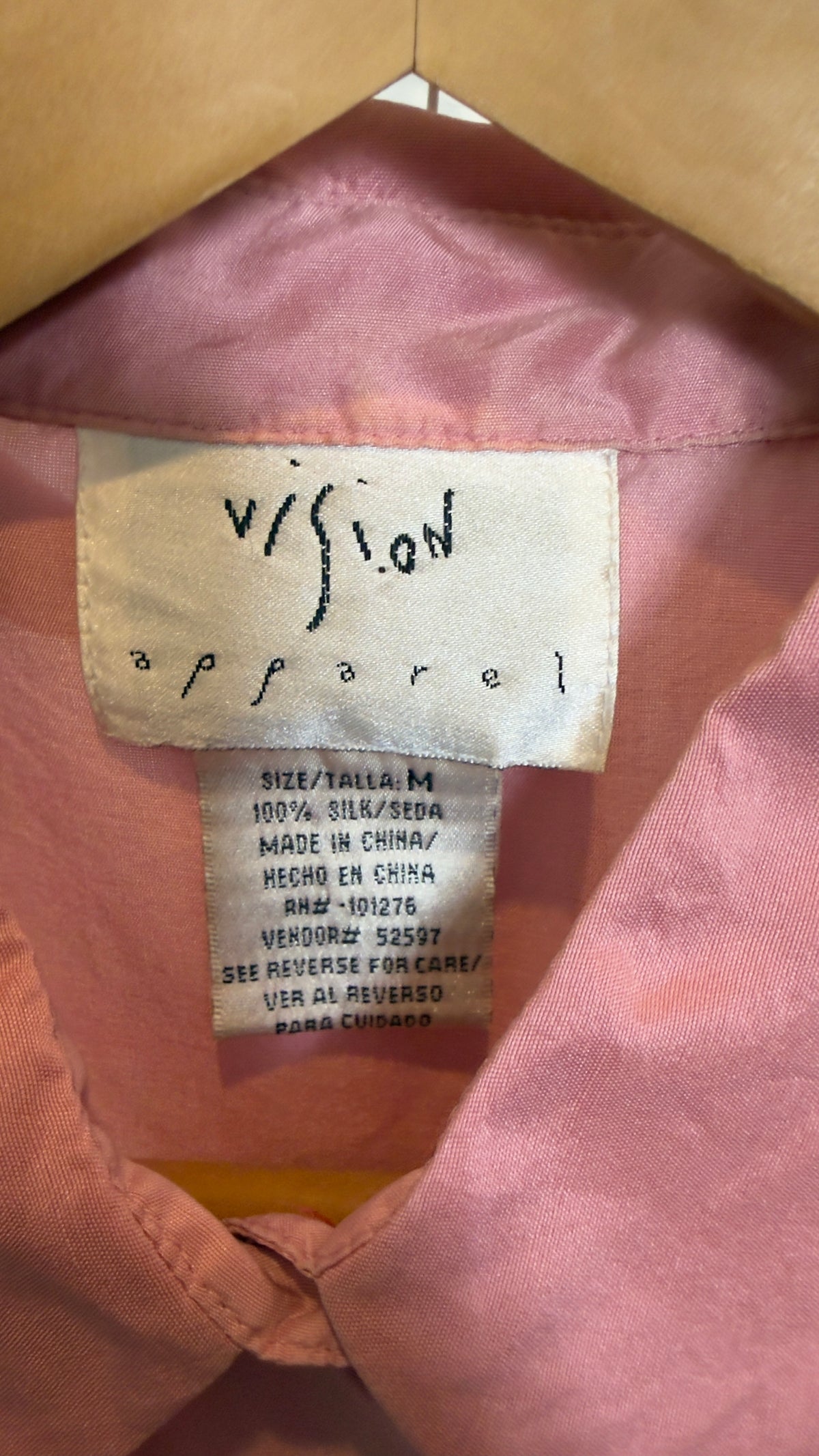 1990s Vision Apparel Silk Top