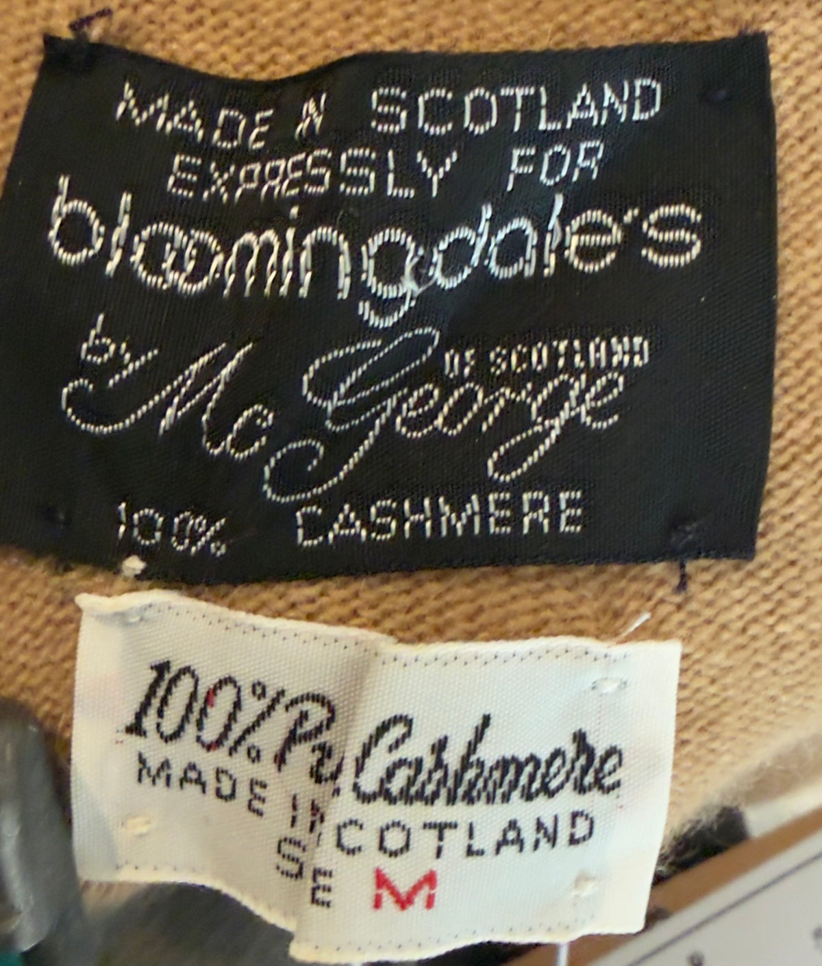 1980s McGeorge for Bloomingdale's Cashmere Sweater