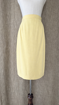 INV-049 Episode butter-yellow silk skirt mannequin front