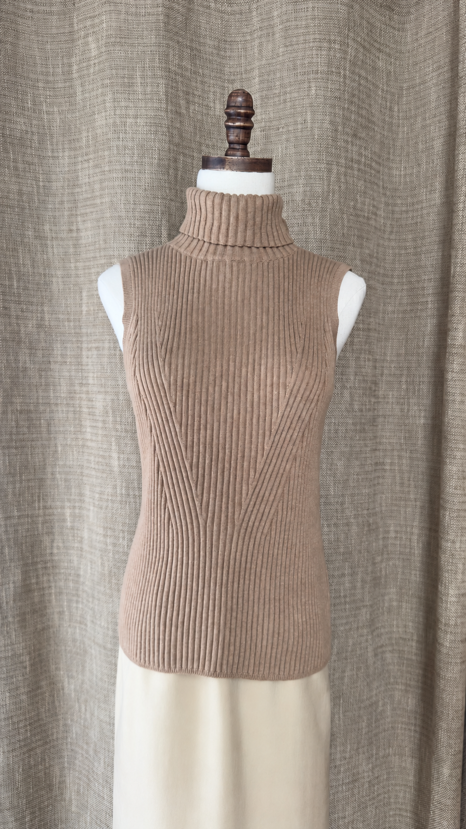 2020s Lands' End Cotton-Blend Sweater Vest