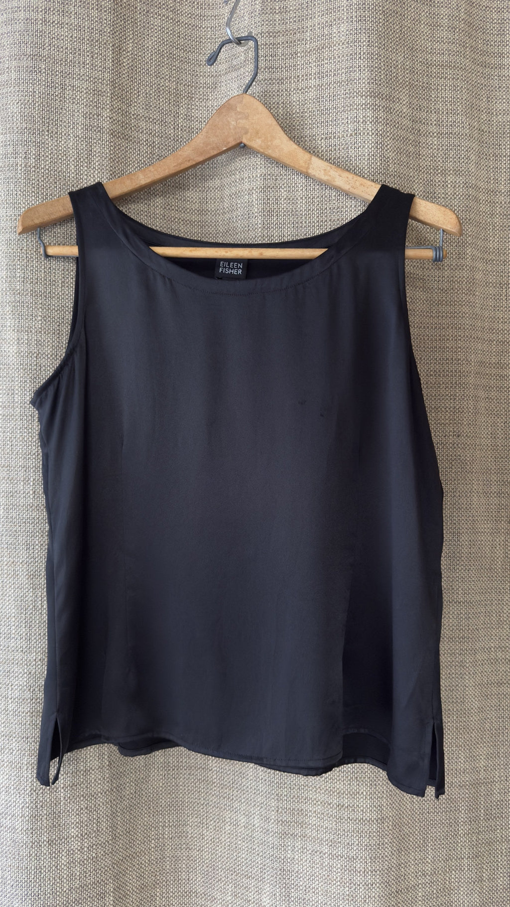 INV-103 Eileen Fisher silk top hanging back